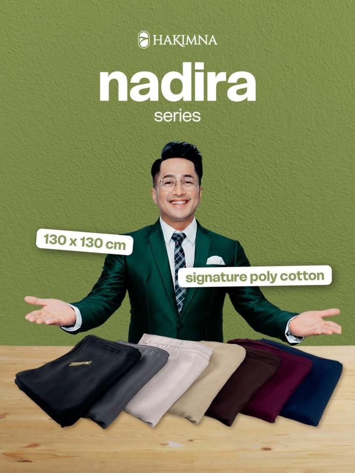 HAKIMNA - Nadira Daily Hijab Series (Hijab Segi Empat Signature Poly Cotton)