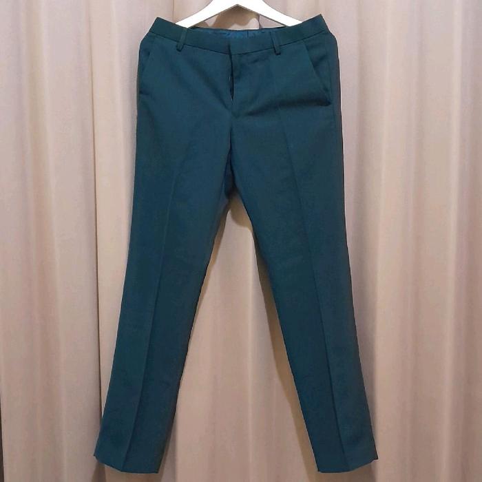 Celana panjang pria slim fit celana panjang bahan hitam JOTAP original. Size 32. Preloved bekas seco