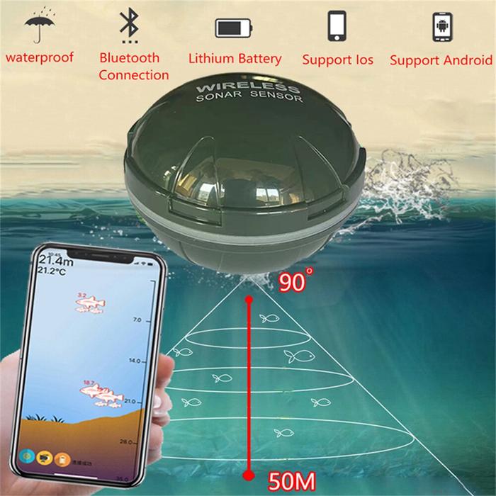 Smart Phone Fish Finder Sonar Bluetooth Intelligent Fish Finder Fish