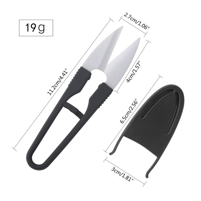 Sewing Scissors Practical Ceramic Yarn Thread Scissors Mini