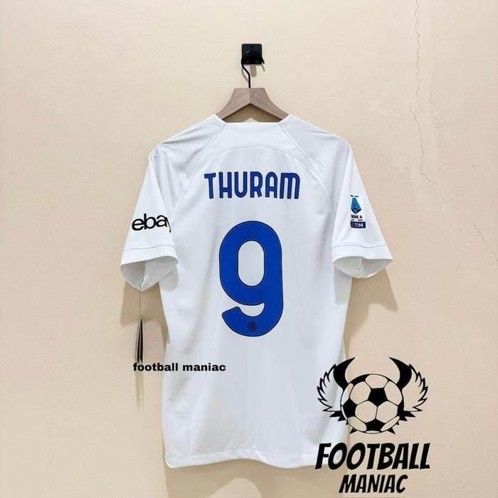 Jersey Original Inter Milan Away 2023/2024 Serie A Version Thuram #9