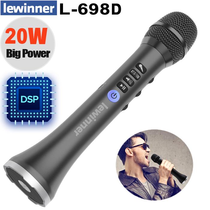 Lewinner L-698DSP Professional 20W Bluetooth Karaoke Microphone