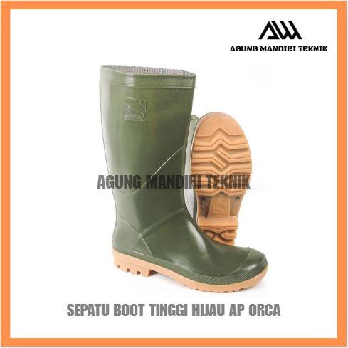 Sepatu AP Boot ORCA Sepatu Boot Proyek Sepatu Boot Hijau AP Boot