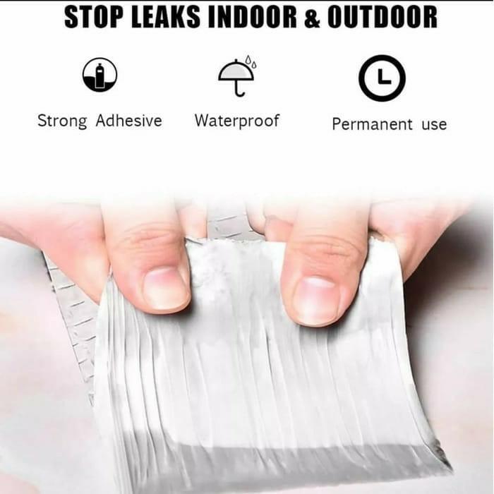 Lakban Anti Bocor Waterproof Tambal Atap Toren Pipa Air Bocor Anti Air