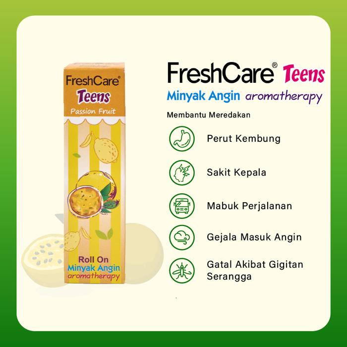 Paket FreshCare Teens(1Cherry,1BubbleGum,1PassionFruit) Free 1pc Holder