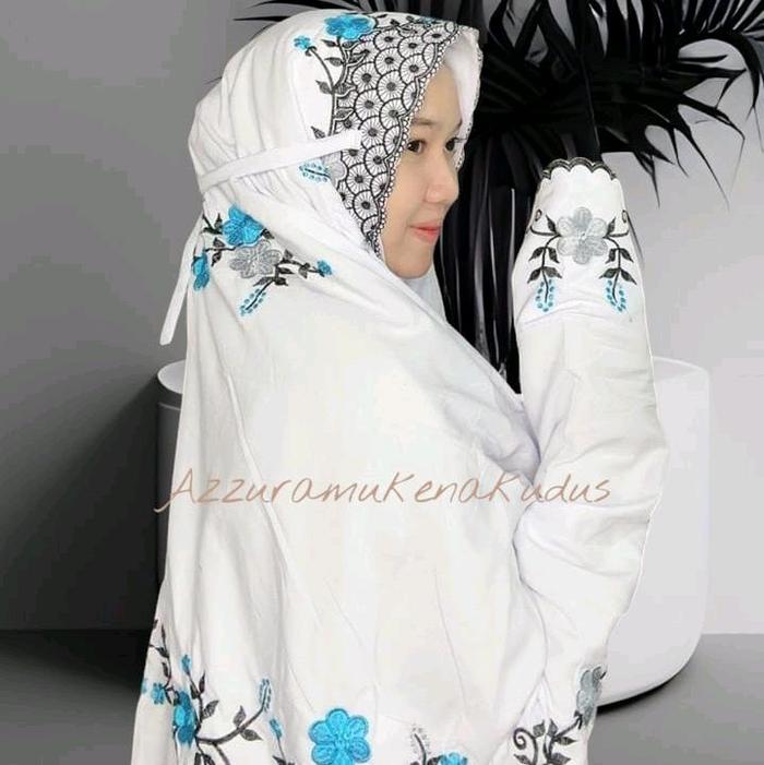 MUKENA TERUSAN BORDIR MOTIF KROKOT