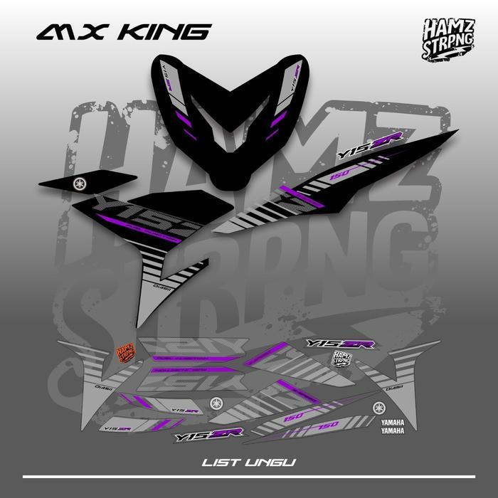 Striping Transparan MX KING Y15ZR Malay Concept [NTS]