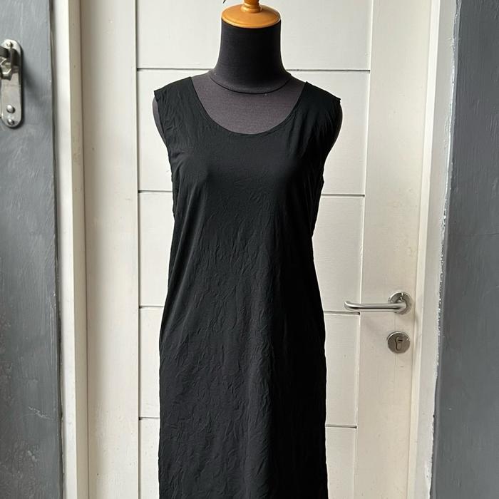 Wish Y’S Bis Yohji Yamamoto Black Sleeveless Dress
