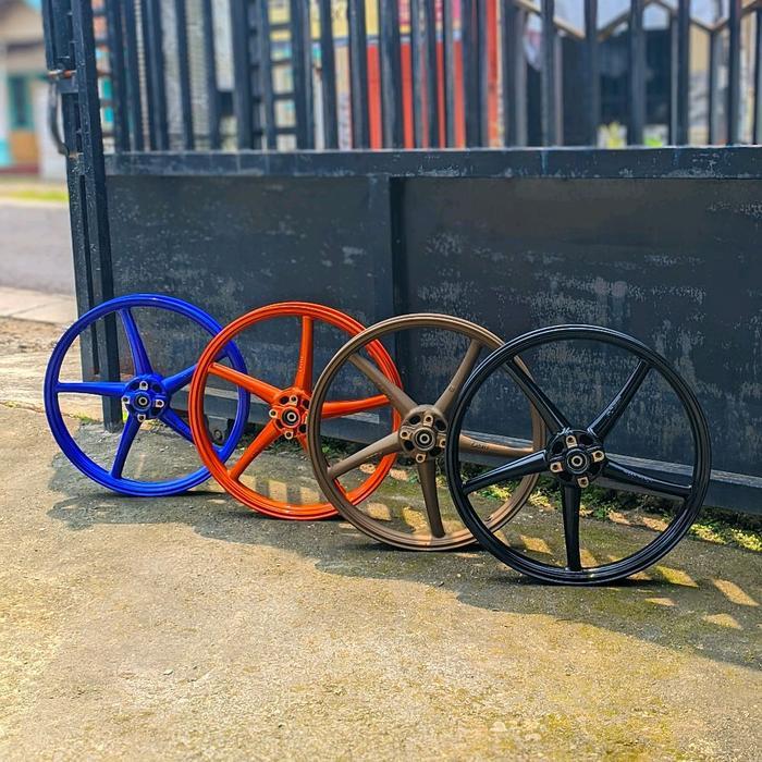 VELG V-ROSSI COPY RCB UKURAN 140 || DEPAN SAJA || RING 17