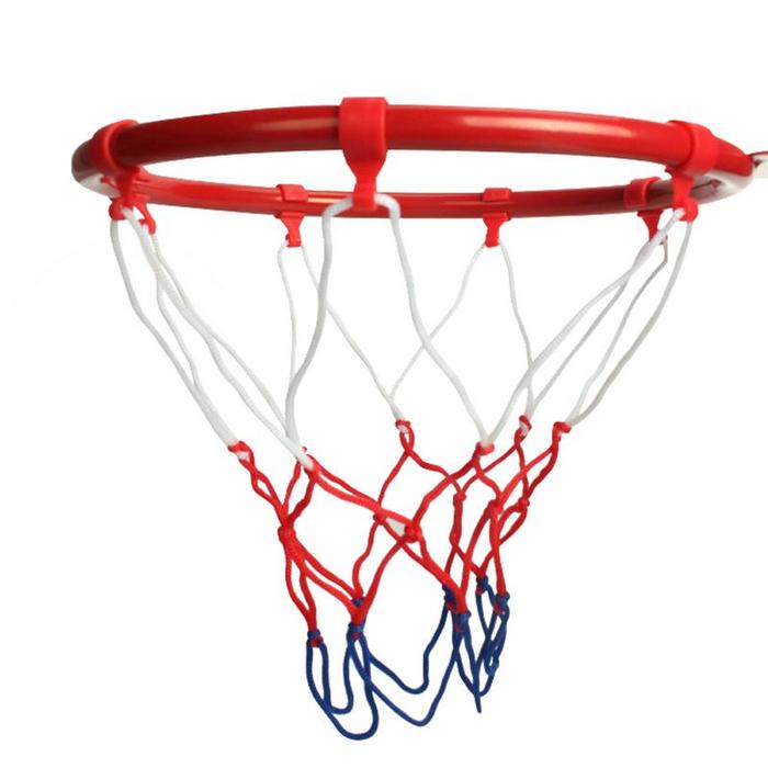 1 Pcs Basketball Rim With Screws And Net Basketball Goal Hoop Set For