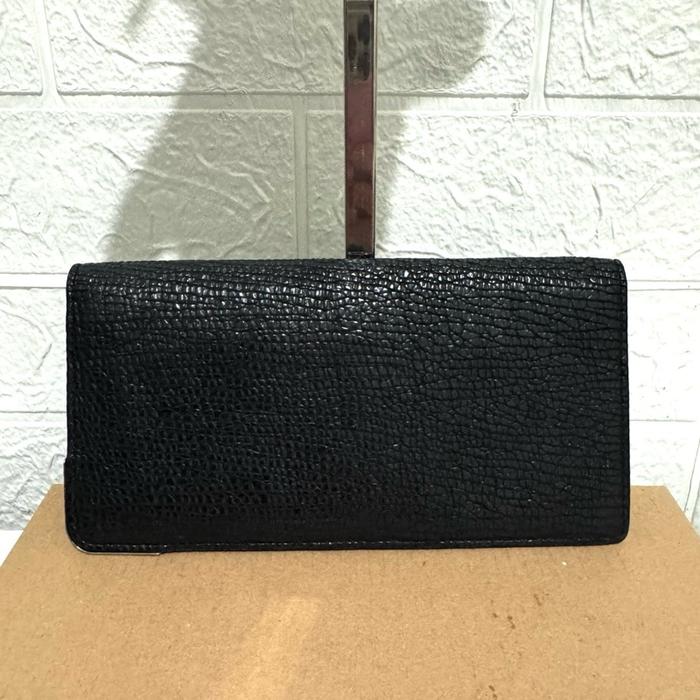 Dompet panjang kulit asli. Dompet panjang rounge & lounge. Dompet prelop. Hitam