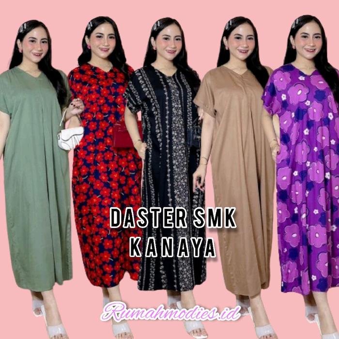 Daster SMK Kanaya Busui/ Daster Panjang/ Daster Kanaya