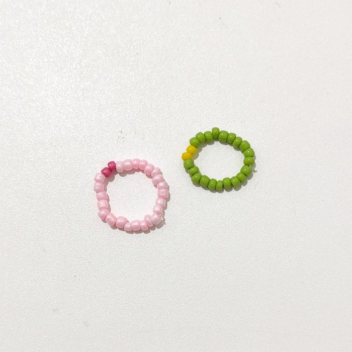beada ring simple (simple cincin)