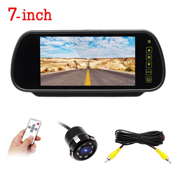 7 Styles 7 Inch Night Sight Monitor TFT LCD Display Screen Car