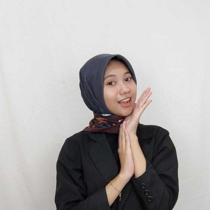 Jilbab Hijab Segiempat Kerudung Motif Lasercut Farsya Adeeva