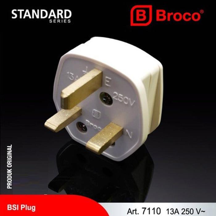 STEKER AC ARDE WHITE BROCO 7110-- Putih
