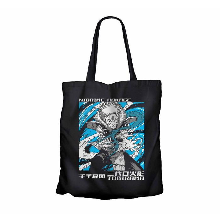 Tote bag infinite anime TOBIRAMA SENJU - NARUTO SHIPPUDEN material canvas