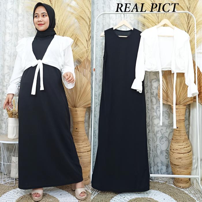 Serayu Dress Outer Set Gamis Dewasa Dan Remaja Gamis Polos