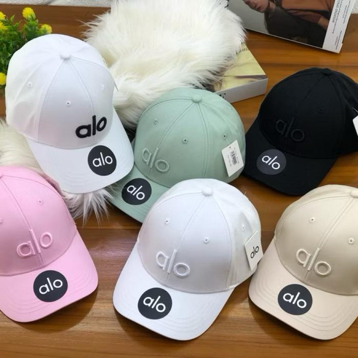 Topi baseball pria wanita ALO viral topi pria wanita alo premium japan drill Squidward