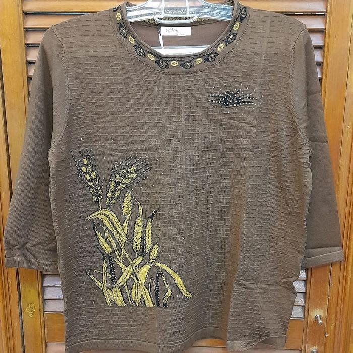 Kaos Rajut Kova Bellina Import All Size 2 Motif