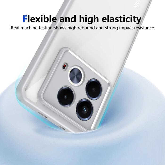 Casing Tecno Pova 7 4G Hardcase Clear Edge Backcase Casing Softcase For Tecno Pova 7 Cover Good Qual