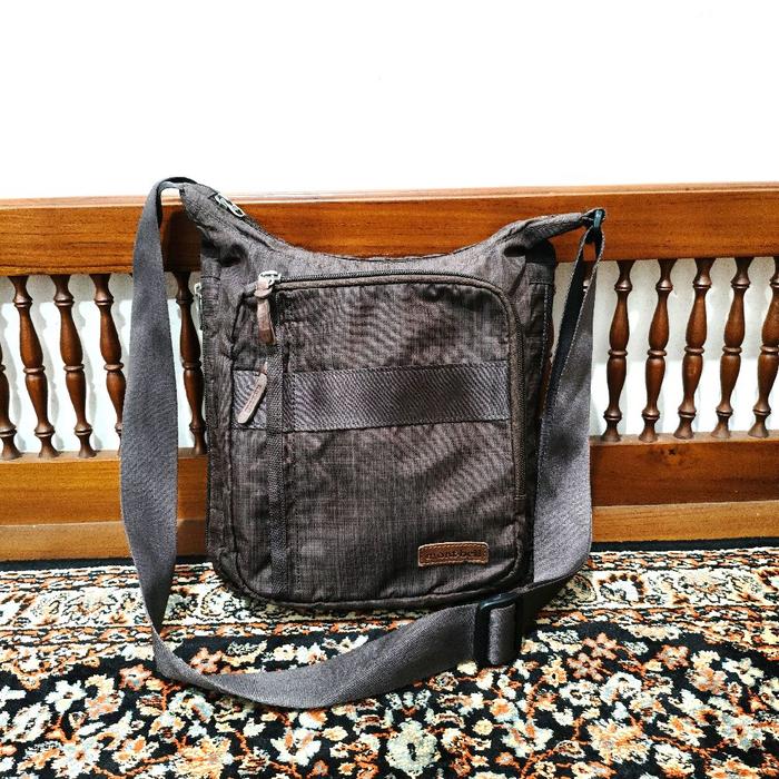 tas sling bag montbell warna coklat
