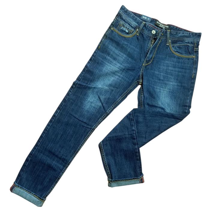 Celana Jeans Pria - Bombboogie Jeans Premium Panjang Pria Dewasa -  Denim Slim Standar Fit