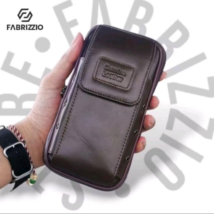 Sarung Hp Pinggang Kulit Sapimuat Untuk Hp Hingga 6,8 Inch- Puma