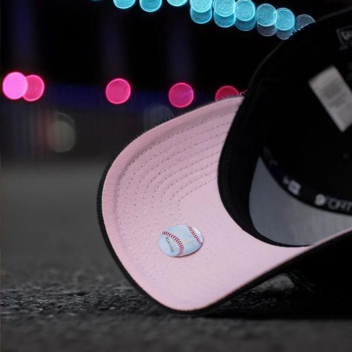NEW TOPI BASEBALL IMPORT SF HITAM BORDIR PINK UNGU NEW ERA CAP 9FORTY MLB NBA