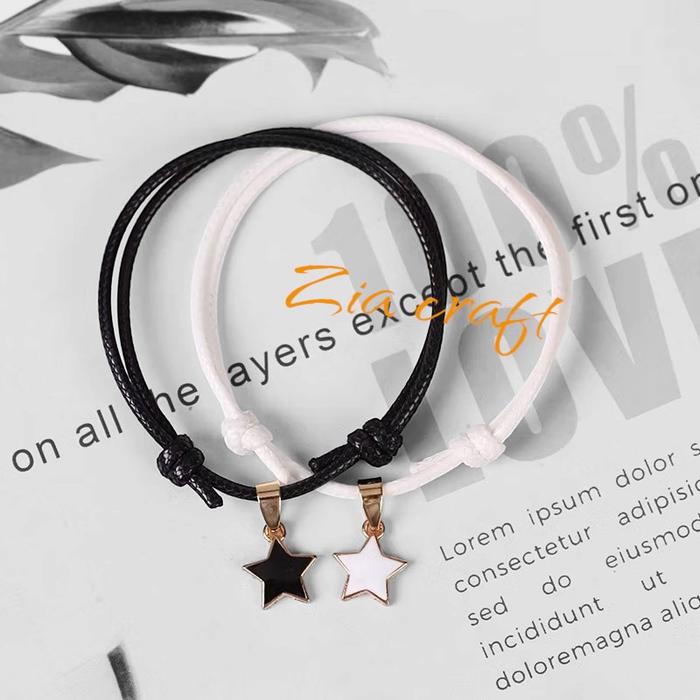 gelang couple bintang / gelang couple pasangan / gelang couple bestie / gelang couple Liontin