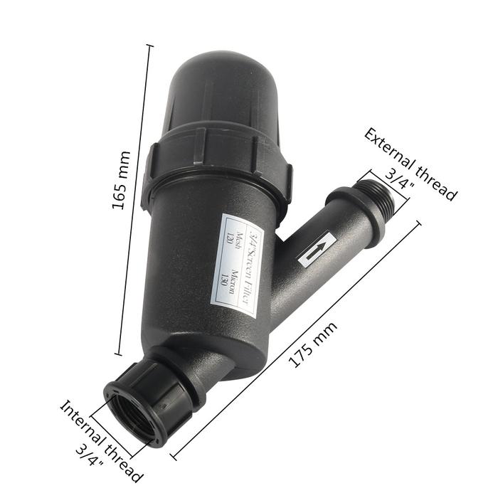 3/4" 1" Male Thread Laminated Filter Y Type 120 Mesh Disc Filter
