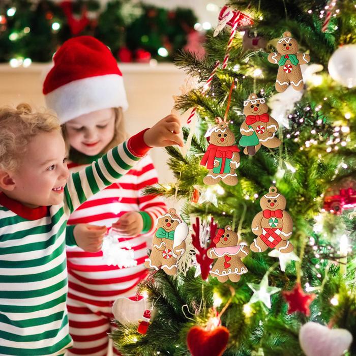 Liontin Manusia Kue Jahe Kreatif Ornamen Pohon Natal Pria