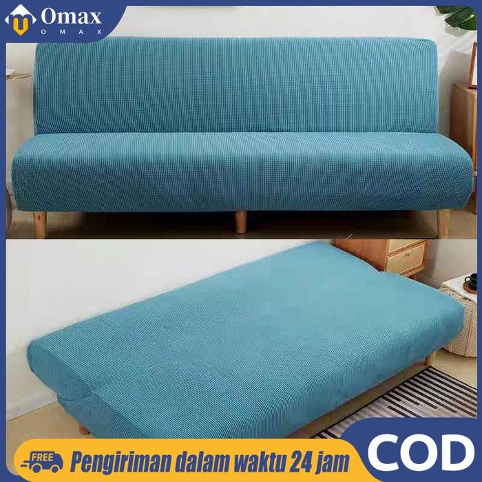 Omax Cover Sofa Bed Sarung Sofa Bed Tebal SOFA COVER ELASTISTahan Kotoran Motif Polos