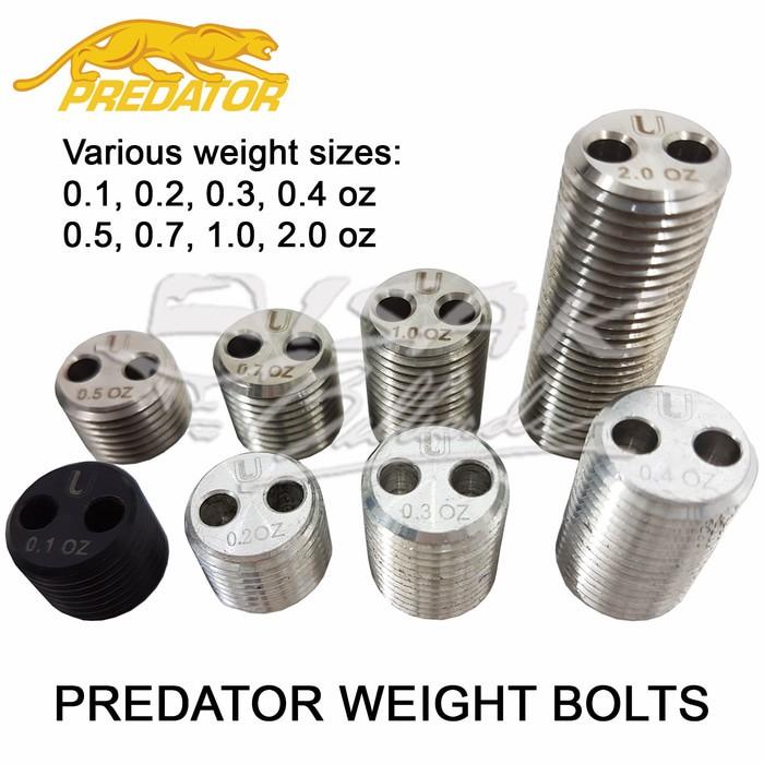 Predator Weight Bolt - 1 Buah Pemberat - Billiard Cue Stick Biliar