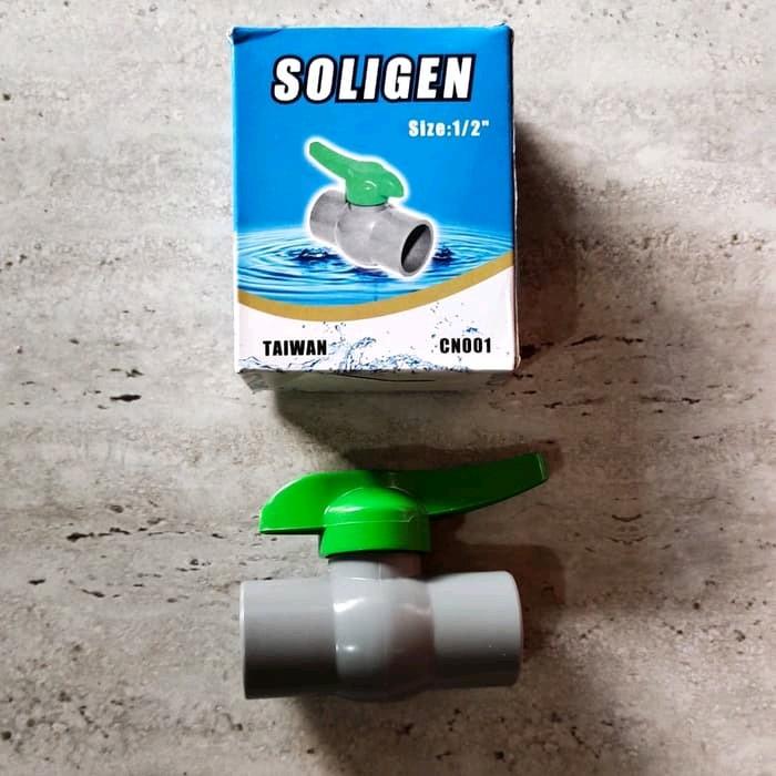 BALL VALVE/STOP KRAN ½ SOLIGEN