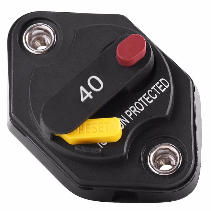 40 Amp Tahan Air Manual Reset Circuit Breaker Beralih Perahu Mobil