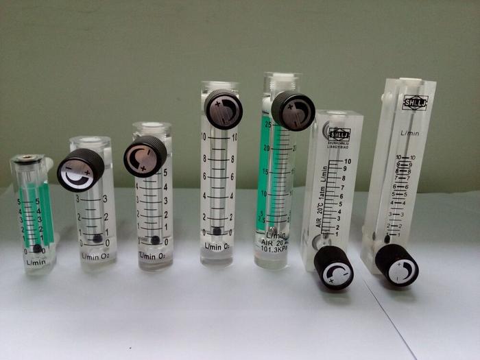 3/5/10/25L/Min Air Oxygen Gas Flow Meter Sensor Flowmeter
