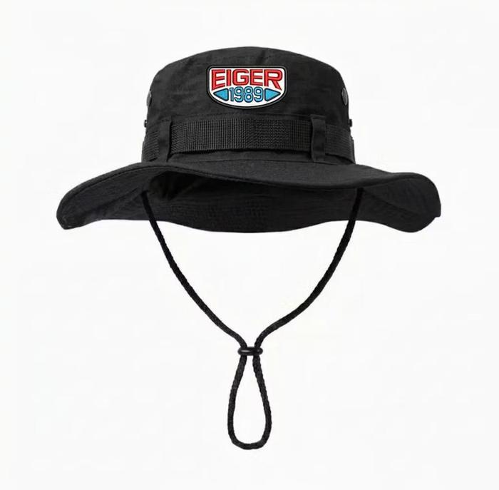 Topi Gunung Outdoor Eiger Pria Wanita Dewasa Rimba Pendaki Mancing Camping Kekinian Hitam Hijau Cokl