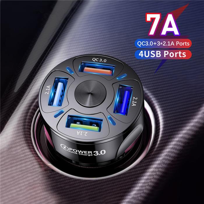 4 Ports Car Mobile Phone Charger for Land Rover Range Rover Sport