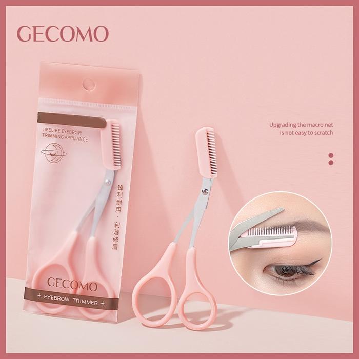 Set Gunting Alis dan Cukur Alis Alat Cukur Alis 3 in 1 Eyebrow Trimmer Gunting Alis
