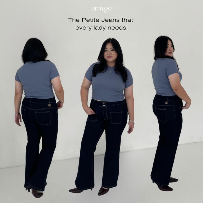Amygo Store - The Petite Jeans | Jeans Wanita | Denim Wanita | Flare Jeans