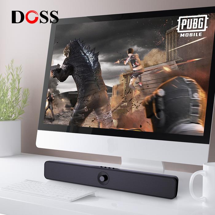 DOSS Speaker Komputer SoundBar Bluetooth 5.0 Subwoofer Stereo Bass
