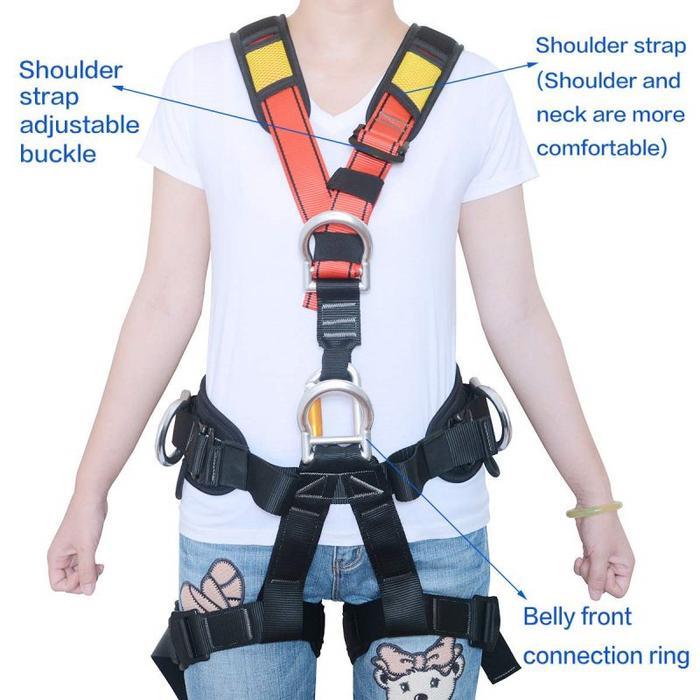 Full Body Harness Safety Professional Rock Climbing Harness