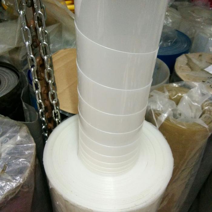 PLASTIK TUTUP PAGAR PUTIH susu POLOS / FIBER METERAN