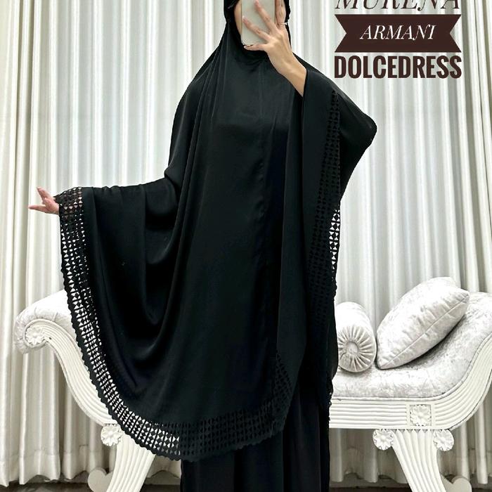 Dolce Mukena Armani by Dolce Dress Muslim Mewah Lebaran Rayon