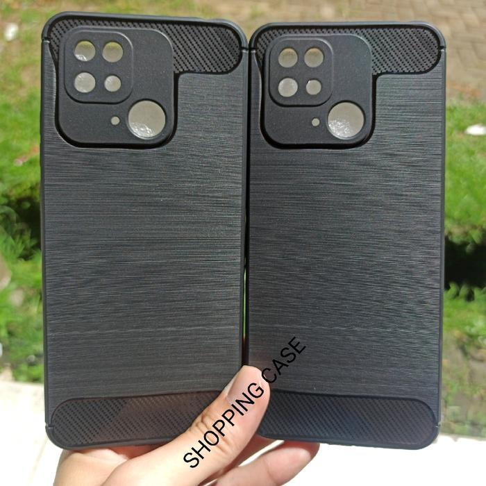COMPATIBLE WITH REDMI 10C 10A 13C CASE SLIM FIT CARBON SOFTCASE FIBER MULTI CASING - 10A, -