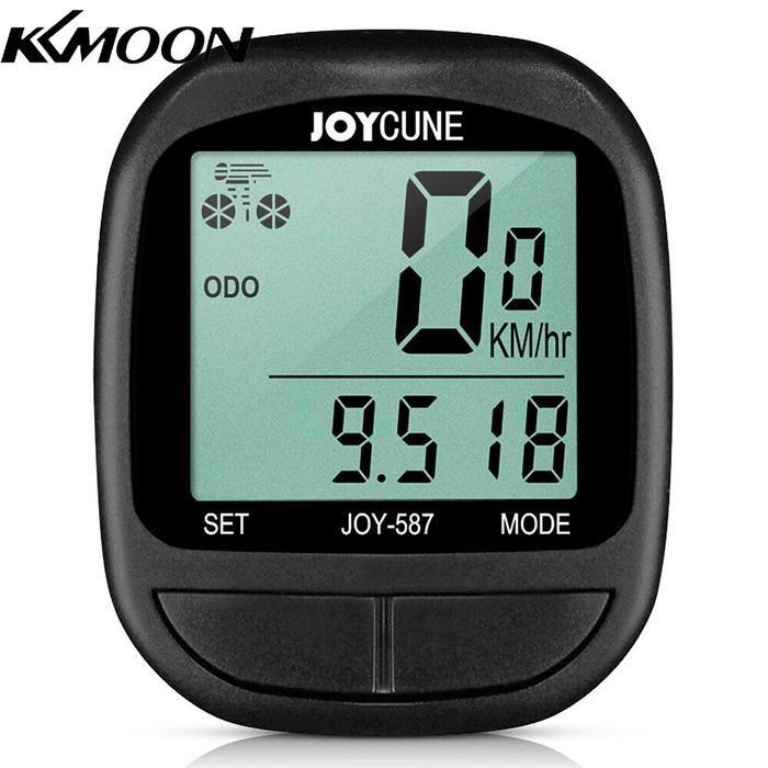KKmoon Speedometer Sepeda Komputer Antiair Berkabel, Speedometer