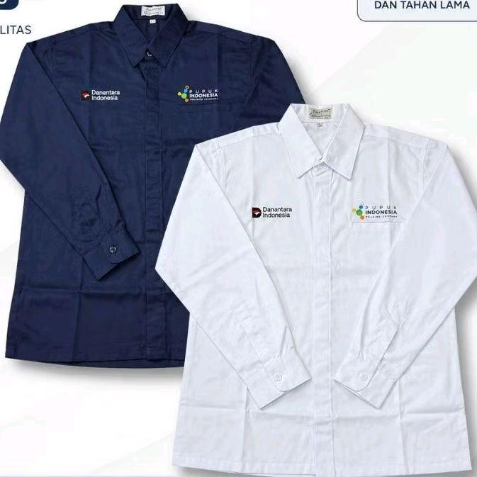 ready stok kemeja kantong 1 Kemeja pupuk Indonesia baju pupuk Indonesia seragam pupuk Indonesia hold