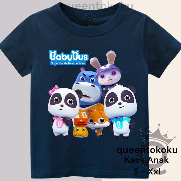 Kaos Anak fashion Anak Anak Babybus team rescue superhero