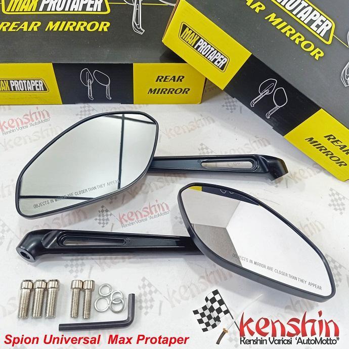 Terbaik Kaca Cermin Spion Sepeda Motor Standar Stang Bahan Besi Aluminium Ukuran Besar Cembung Cocok